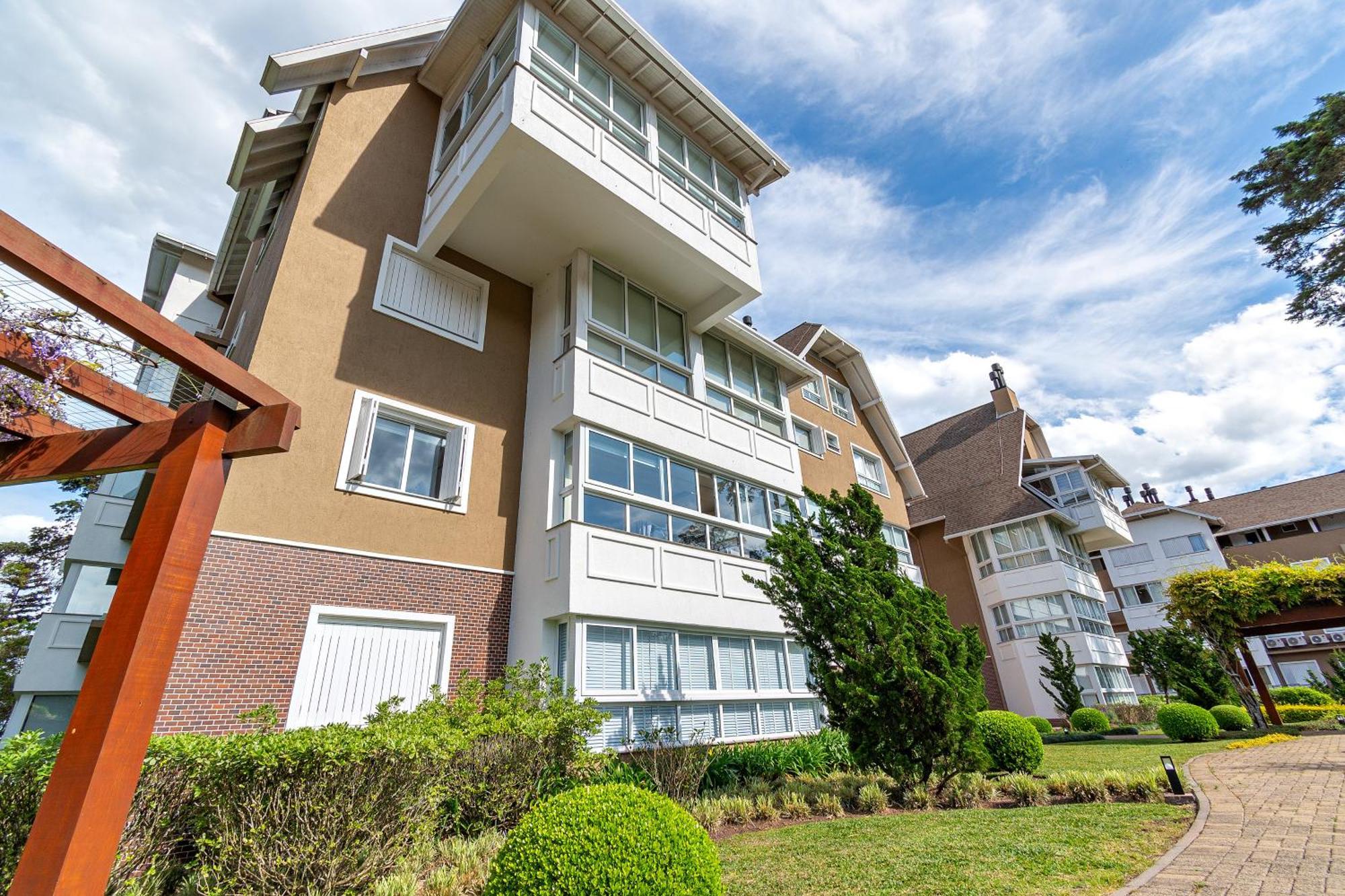 Luxuoso Apartamento Central Para 10 Pessoas Gramado Kültér fotó