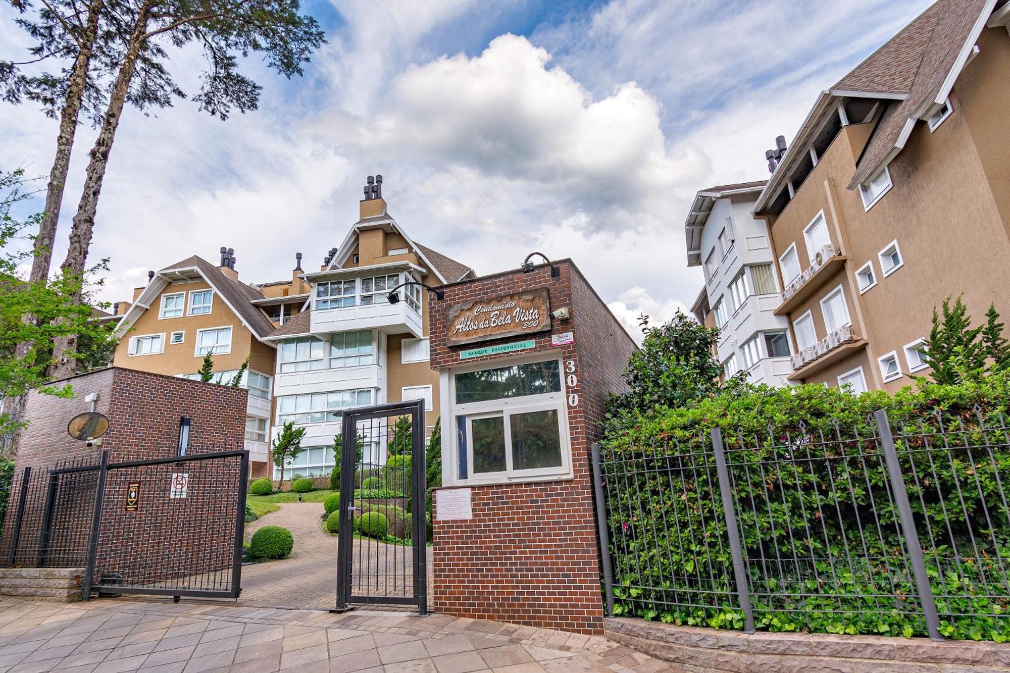Luxuoso Apartamento Central Para 10 Pessoas Gramado Kültér fotó
