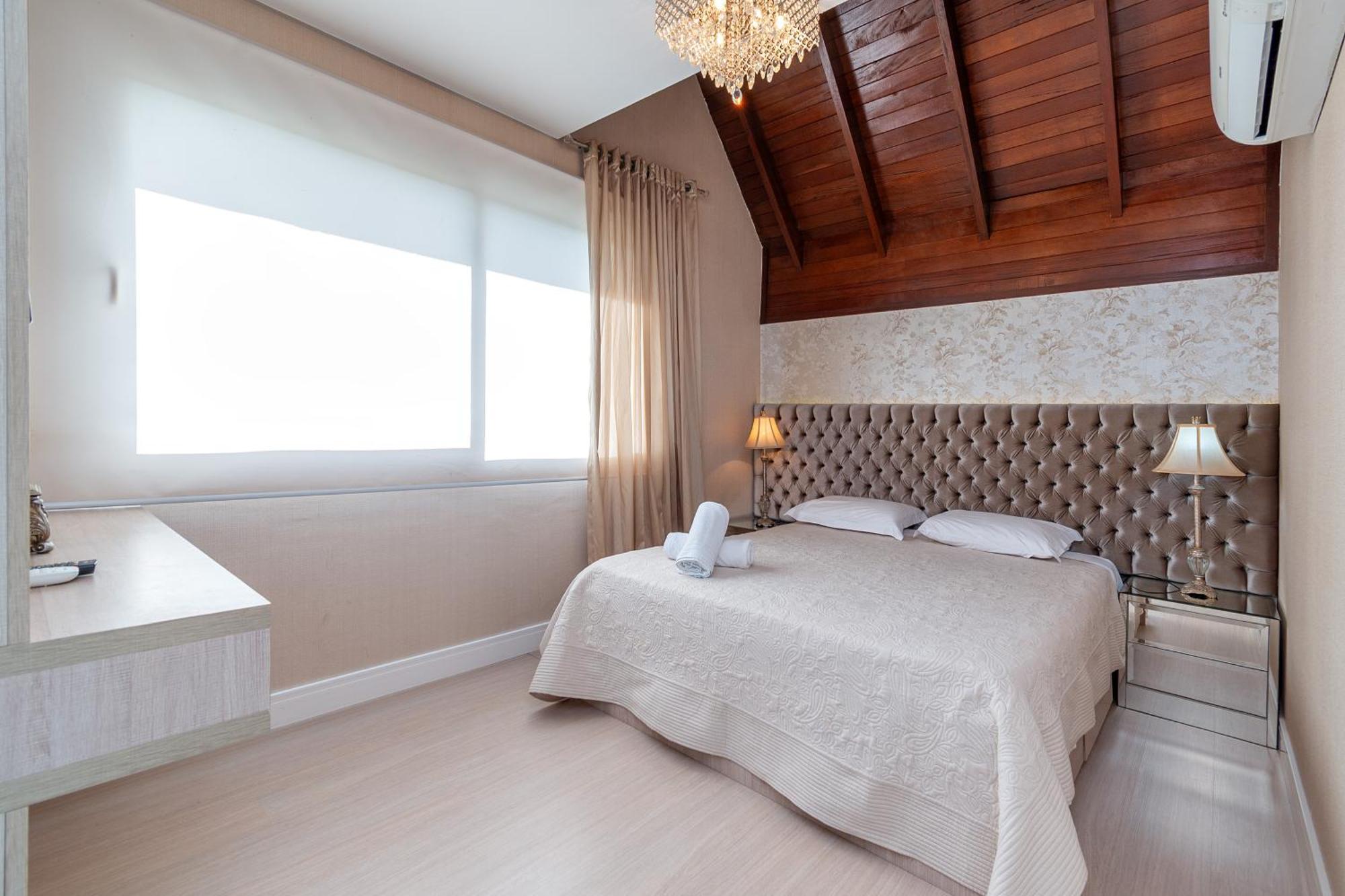 Luxuoso Apartamento Central Para 10 Pessoas Gramado Kültér fotó